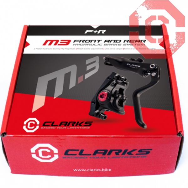 Clarks M3 Front + Rear Hydraulic Brake set